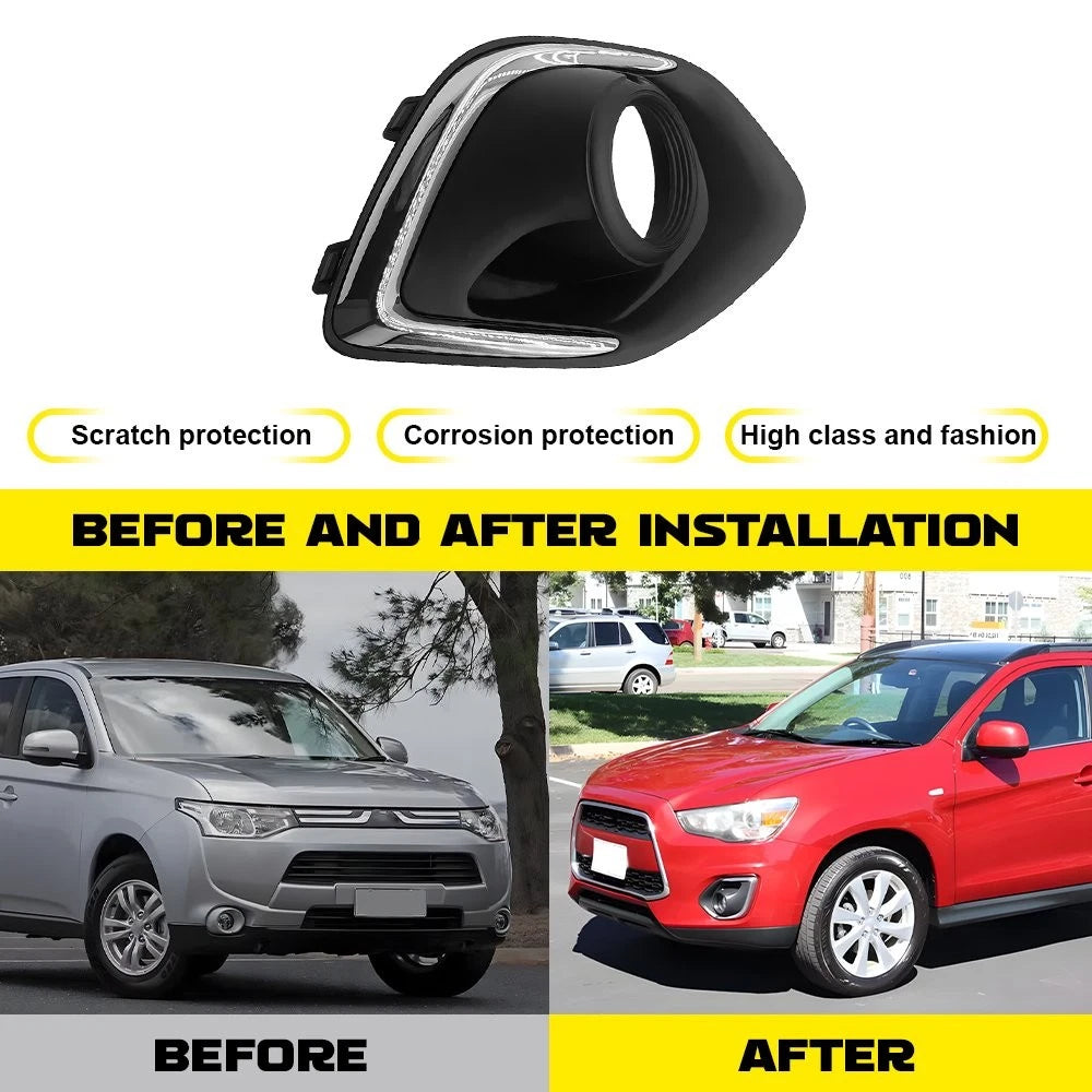 2X Fog Light Bezel Cover for Mitsubishi RVR Limited (2013–2015) EXV
