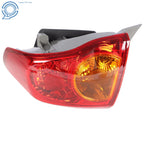 Set of 2 Outer Tail Light Assemblies for Toyota Corolla (2009-2010)