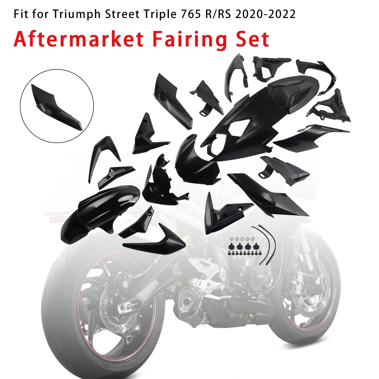 Bodywork Fairing for Triumph Street Triple 765 R/RS (2020–2022)