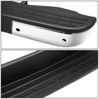 Chrome Rear Bumper for Nissan NV1500 NV2500 NV3500 (2012–2021) w/ Sensor Holes