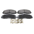 Set of 4 TRW Pro Metallic Slotted Brake Pads for Ford F-250 F-350 (1999–2023)