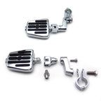 Rebelion Skull Highway Foot Pegs for Harley Wide Glide Street Glide (2010–2023)