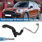 Turbocharger Coolant Hose Return Line No.11537643226 for BMW 120i 220i 320i 430i (2012–2020)