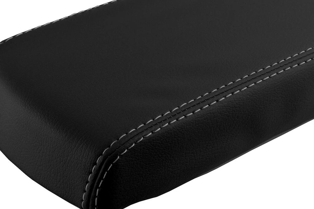 Console Lid Pull Over Cover Leather for Toyota Supra (1986–1992) Gray Stitch