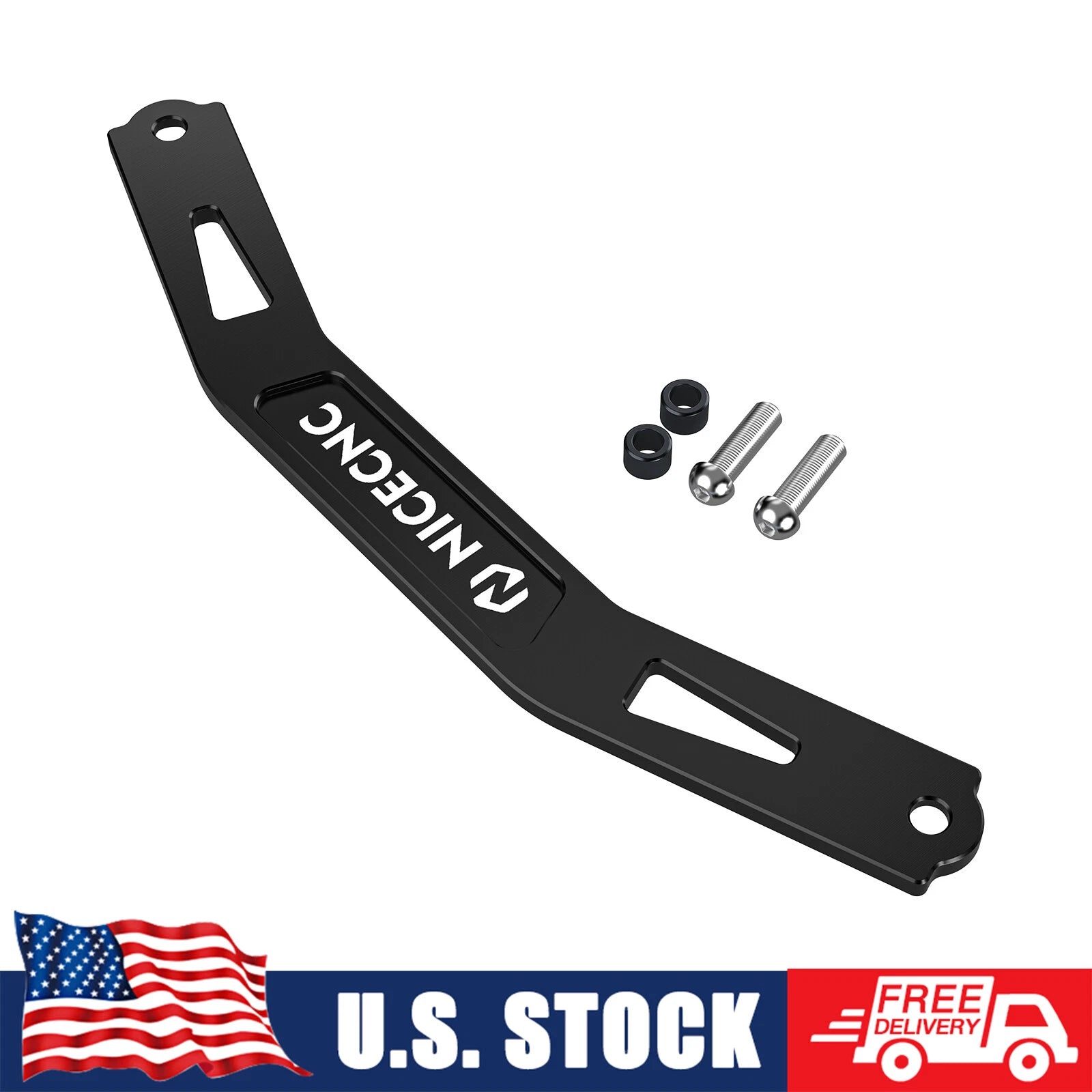 Aluminum Battery Bracket for Yamaha YFZ450R/RSE (2009–2025) Black