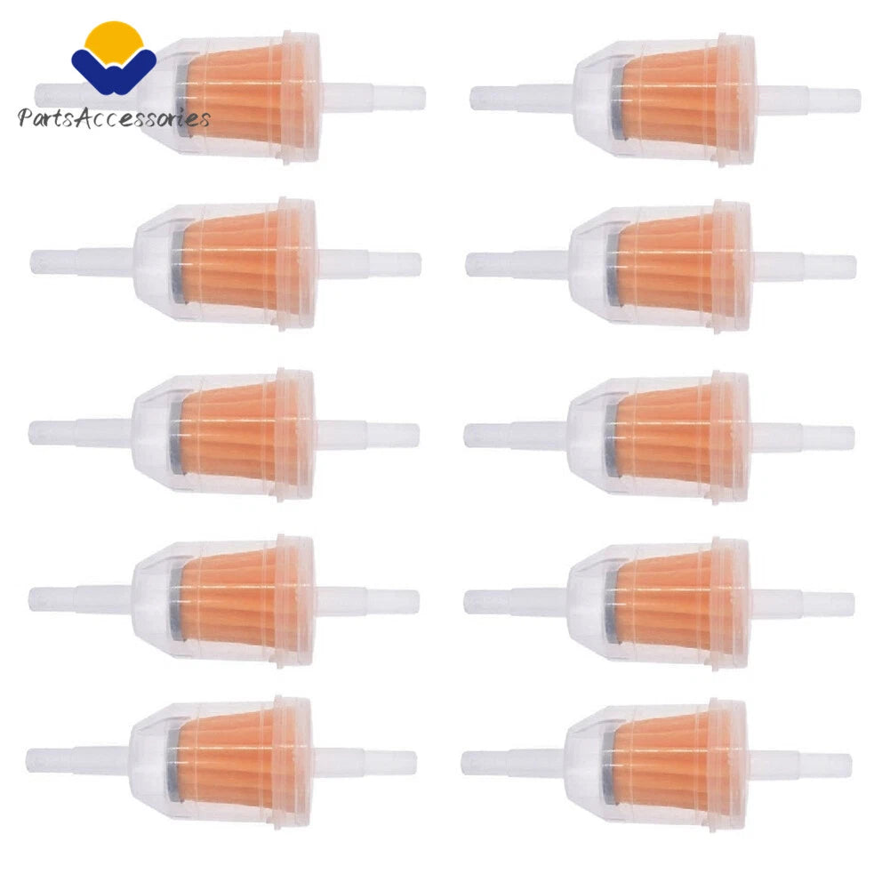 10PCS Fuel Filter for Small Engine (1/4'' 5/16'' Line)