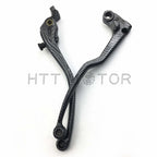 Set of 2 Brake Clutch Hand Levers Carbon Style for Yamaha YZF-R1 YZF-R6 (2004–2012)
