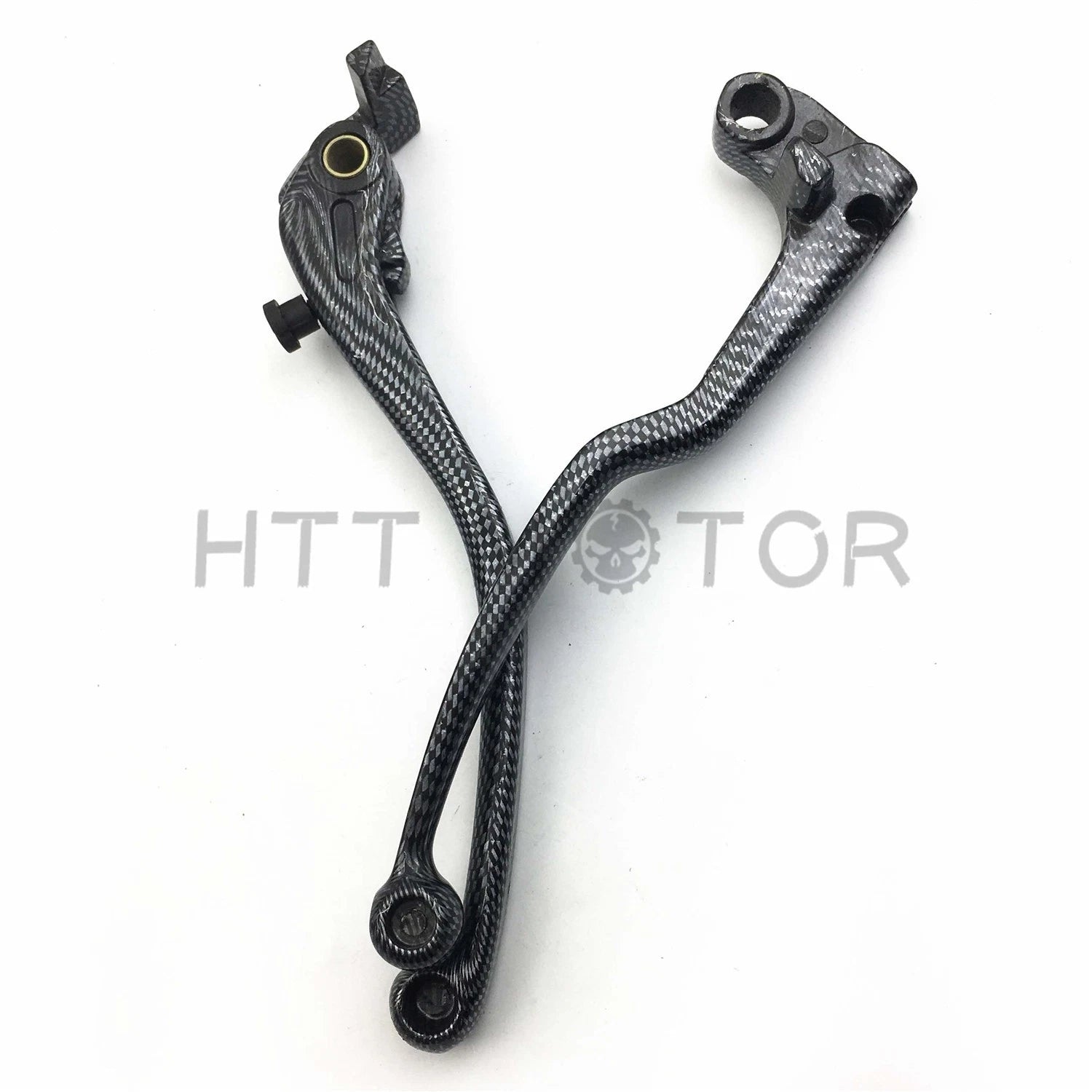 Set of 2 Brake Clutch Hand Levers Carbon Style for Yamaha YZF-R1 YZF-R6 (2004–2012)