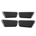Set of 4 Inner Door Bowl Cover Trim Carbon Fiber for Chevrolet Equinox (2017–2022)