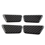Set of 4 Inner Door Bowl Cover Trim Carbon Fiber for Chevrolet Equinox (2017–2022)