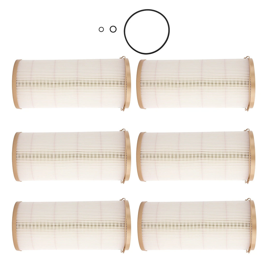 30 Micron Fuel Filter for Freightliner 1000FG (2020) FLA086 FLD112 Set of 6
