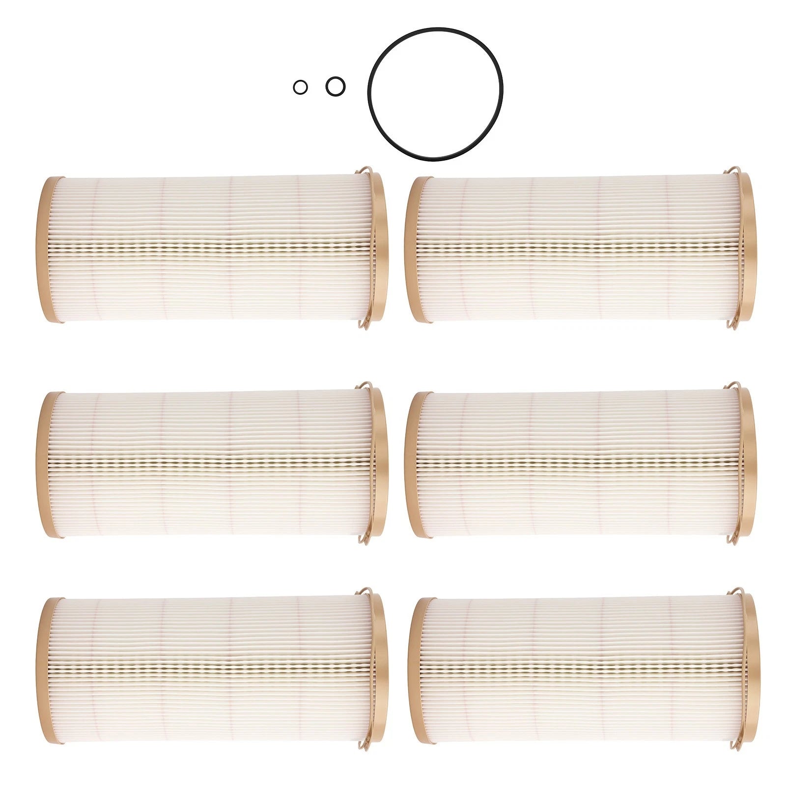 30 Micron Fuel Filter for Freightliner 1000FG (2020) FLA086 FLD112 Set of 6