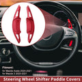 Set of 2 Red Aluminum Alloy Steering Wheel Paddles for Mazda Axela (2020–2021)
