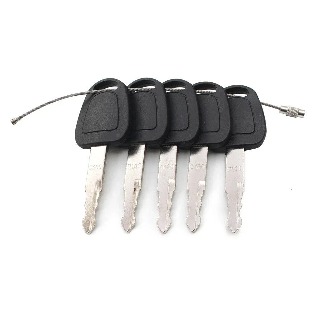 5PCS Keys for Daewoo Doosan Excavator Models Heavy Equipment