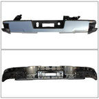 Chrome Rear Bumper Assembly for Chevy Silverado GMC Sierra 1500 (2014–2018)