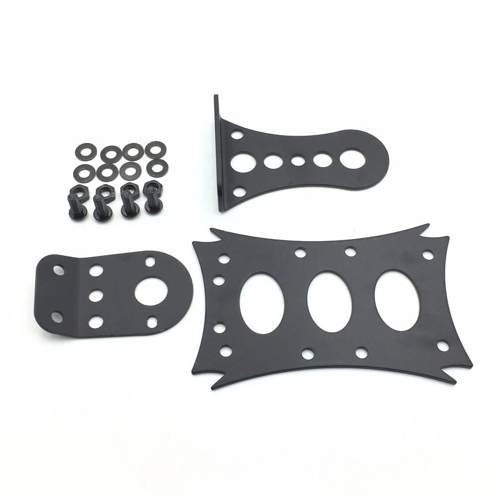 License Bracket Tail Light for Harley Touring Bobber Chopper (CD Oval)