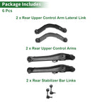 6X Rear Upper Control Arm Lateral Link for Jeep Compass (2007–2009) MS251007