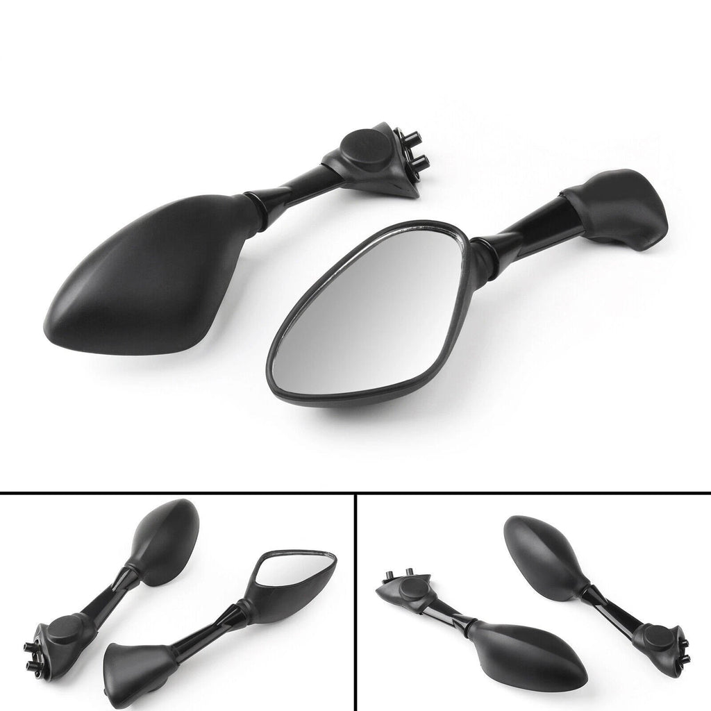 Black Pair Rear View Mirrors for BMW S1000RR (2010–2014)