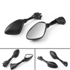 Black Pair Rear View Mirrors for BMW S1000RR (2010–2014)
