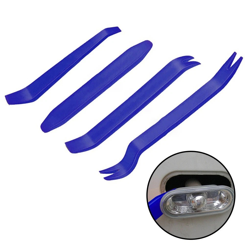 Set of 4 Removal Tools for Automotive Interior Repair (ABS Plastic)