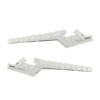 Silver Passenger Foot Peg Extensions for Surron Light Bee S X/L1E & Segway X160