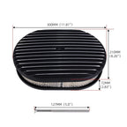 12" Full Finned Air Cleaner for 4-Barrel Carburetor