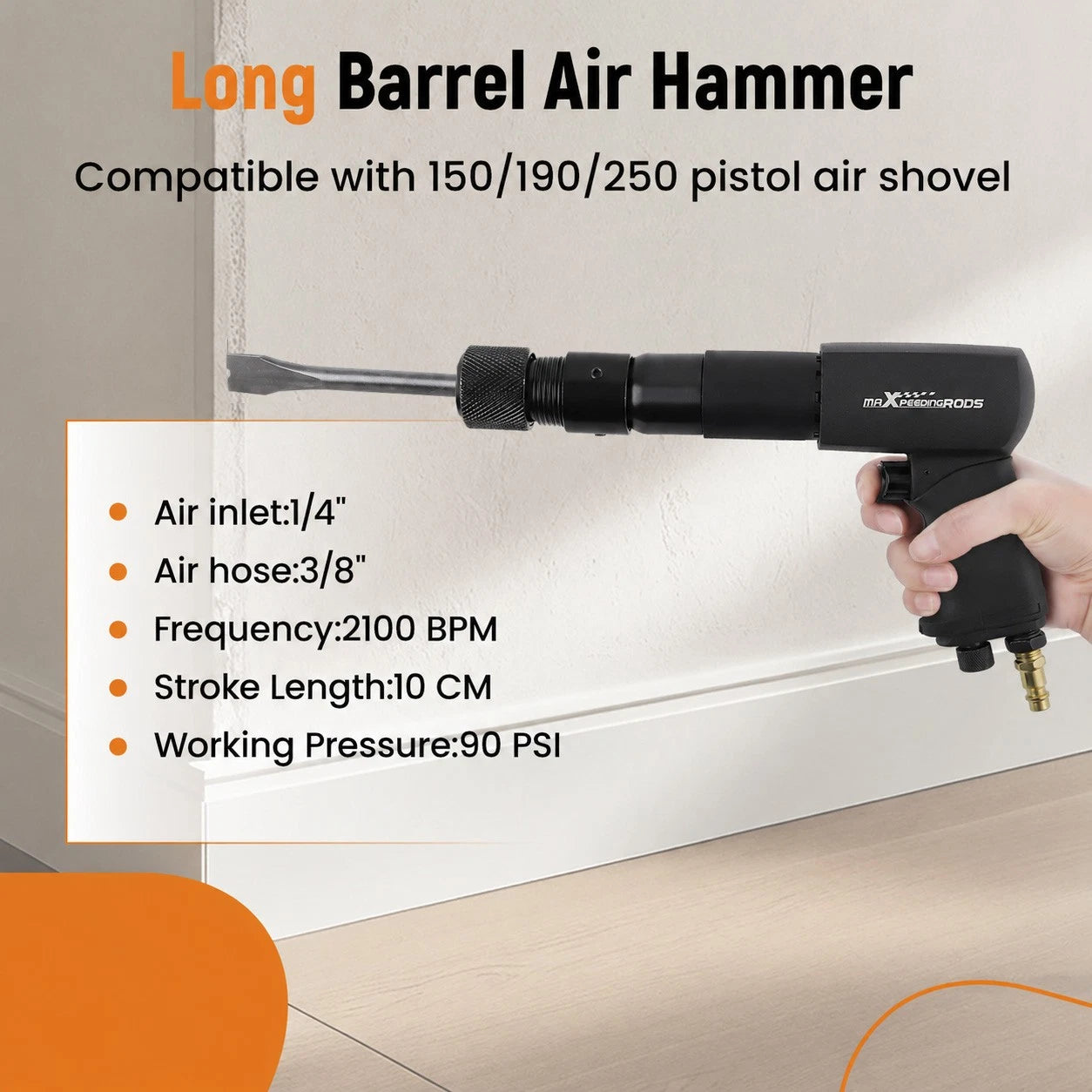 25PCS Air Hammer Kit for Auto Repair (Universal)