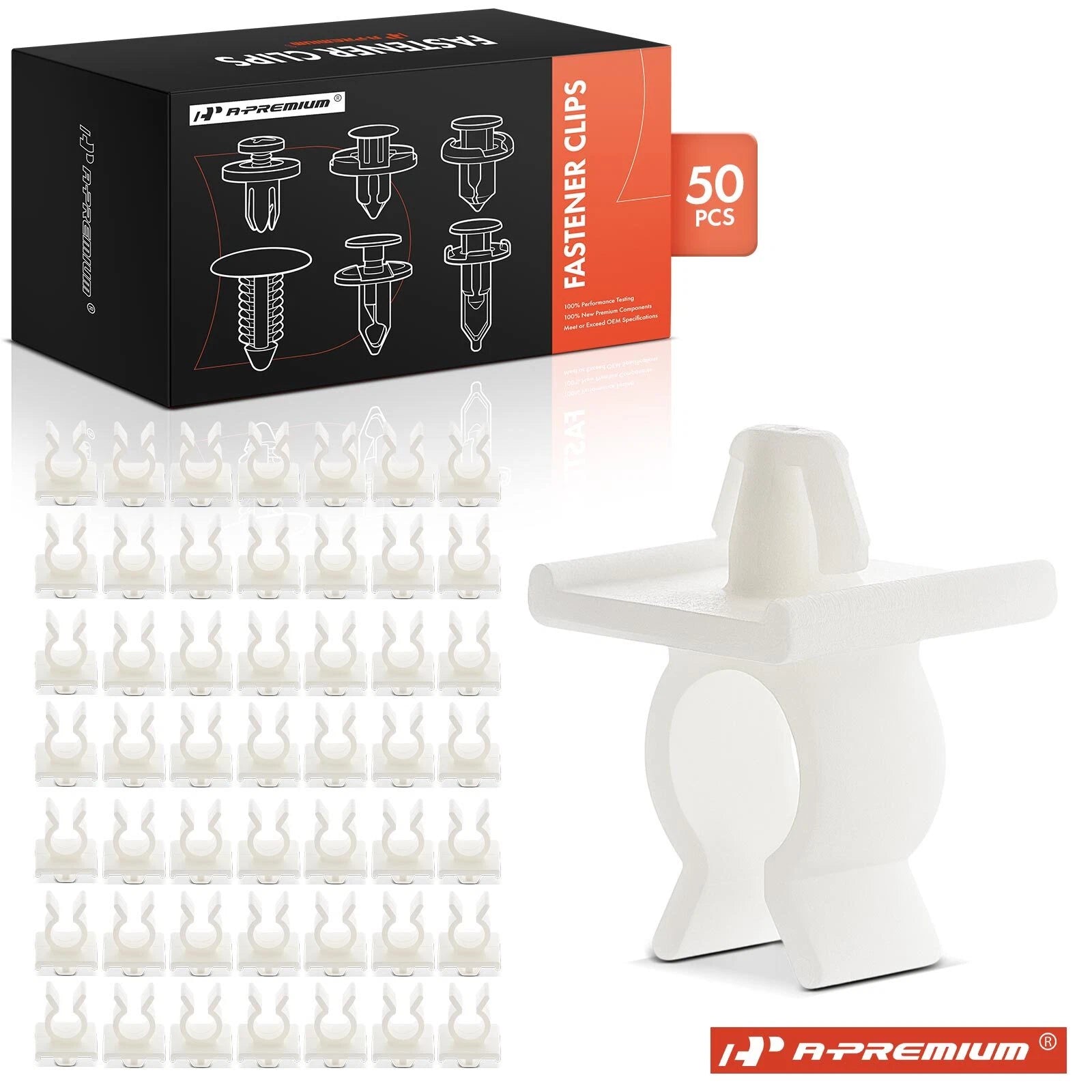 50x Nylon Hood Prop Rod Support Clips for Nissan Altima