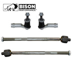 Set of 4 Inner & Outer Steering Tie Rod Ends for Dodge Dart (2013–2016)