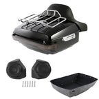 LED Backrest Pad Rack Speakers for Harley Road Glide (2014–2026)