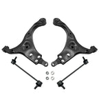 Set of 4 Control Arm Kit Sway Bar Links for Hyundai Elantra (2007–2012)