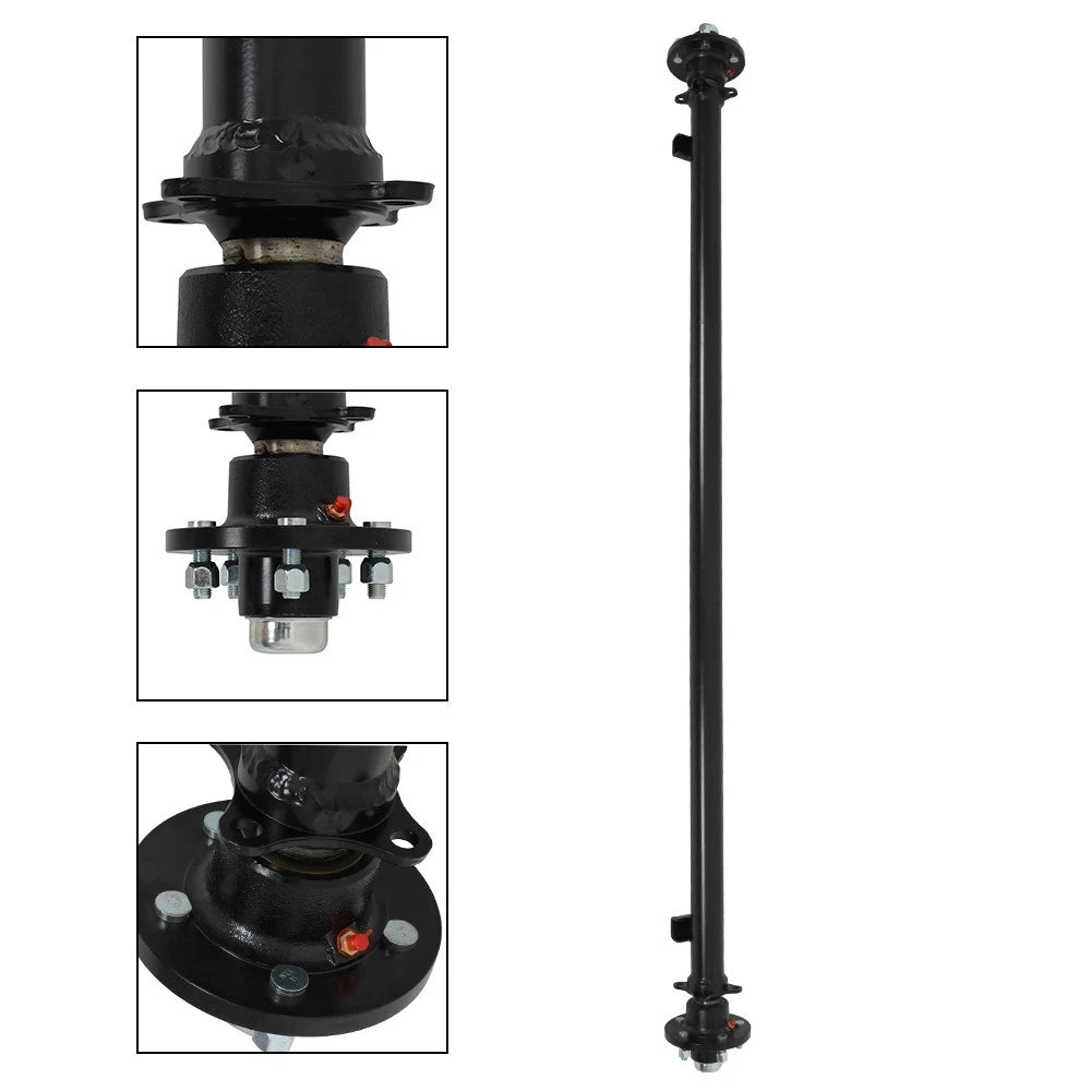 U-Bolt Kit for 5 Lug 4.5" Hub Face Wide Frame (73" Spring Center)