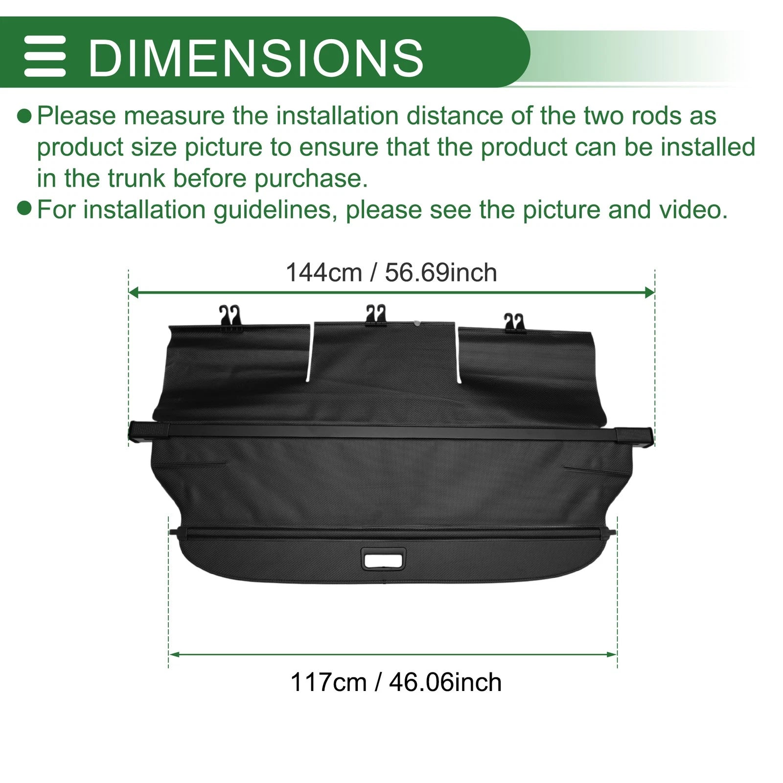 Retractable Cargo Cover for Toyota Verso (2009–2018) Aluminum Alloy