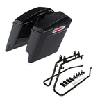5" Stretched Saddlebag Conversion Brackets for Harley Softail