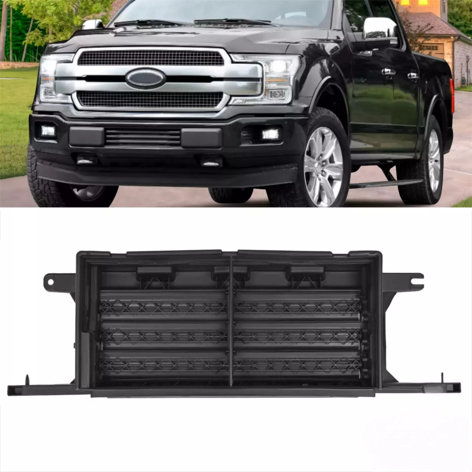 Grille Shutter Radiator Assembly for Ford F150 (2015–2017) FL3Z8475D