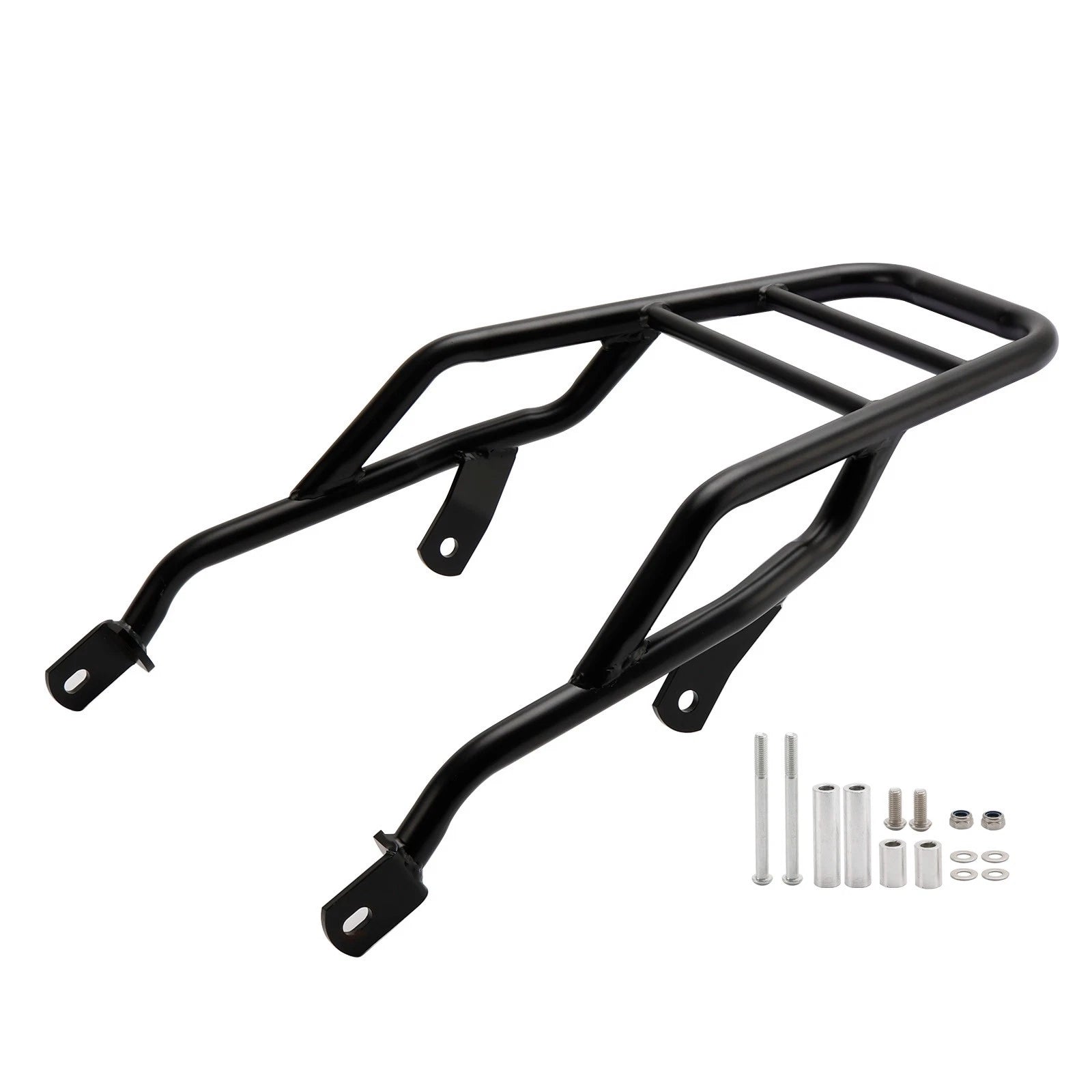 Rear Rack for Scrambler 1200 XC XE (2019–2023) - Black Luggage Carry Tube