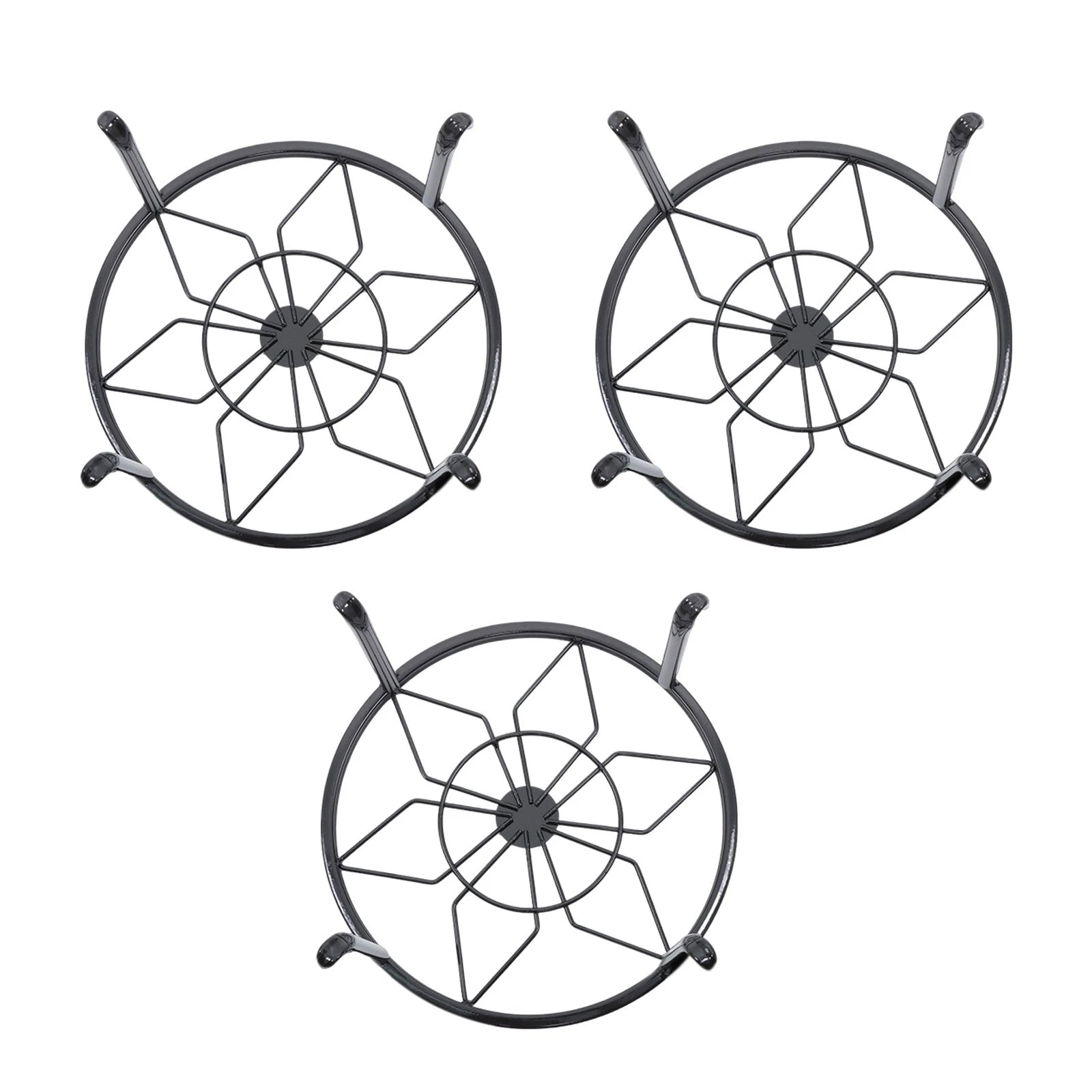 Set of 3 Heavy Duty Plant Stands for Flower Pots 9"