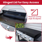 Aluminum Lid Storage Cover for Blackstone Griddle (36")