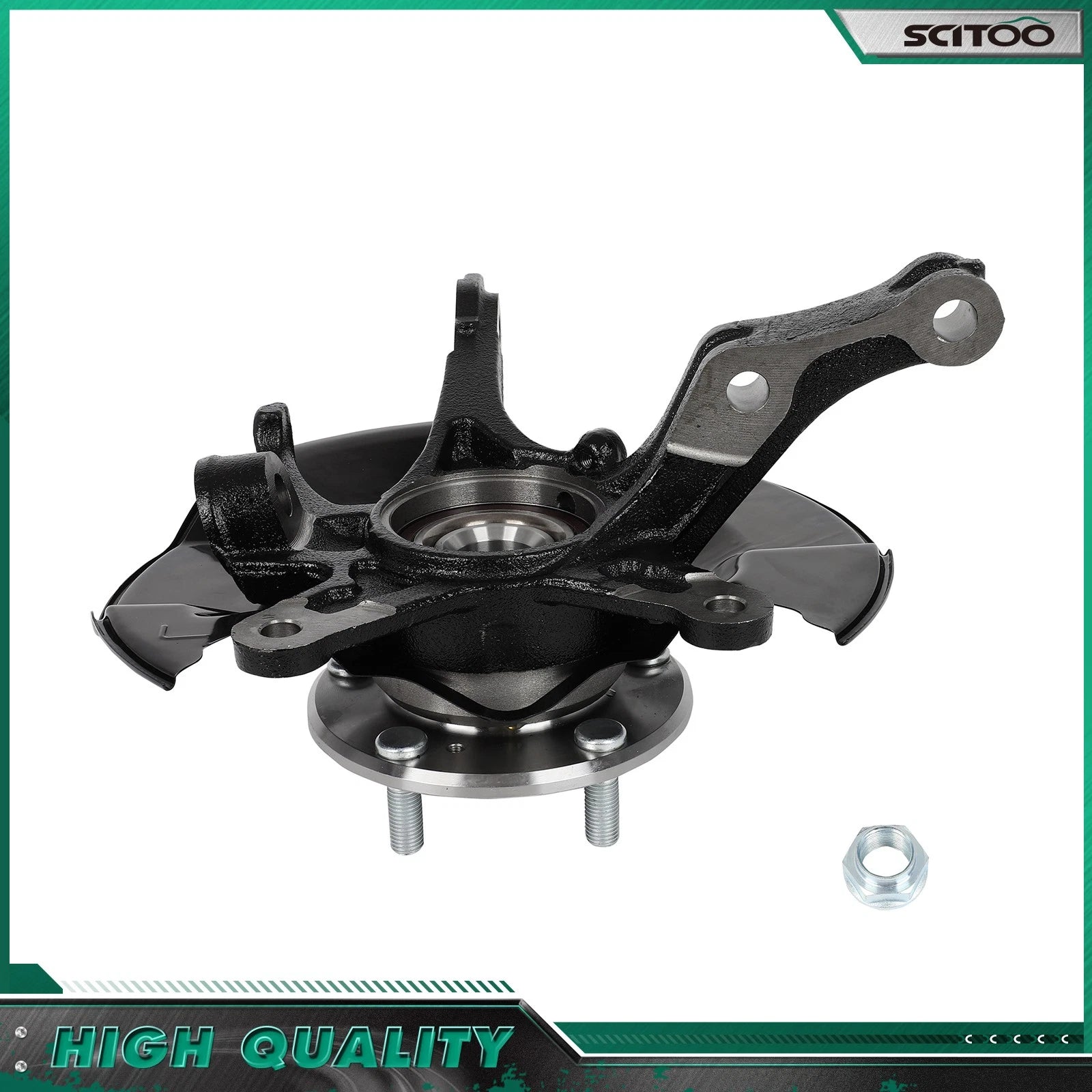 Front Left Steering Knuckle & Wheel Bearing Hub for Honda Civic (2012)