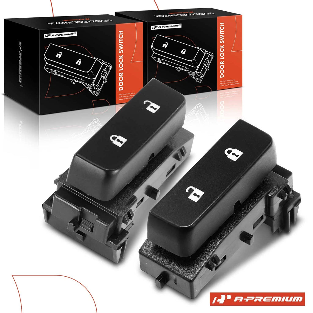 2X Door Lock Switch for Chevrolet Silverado 1500 (2007–2013) GMC
