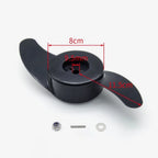 2-Blade Plastic Outboard Motor Propeller with M10 Locking Nut