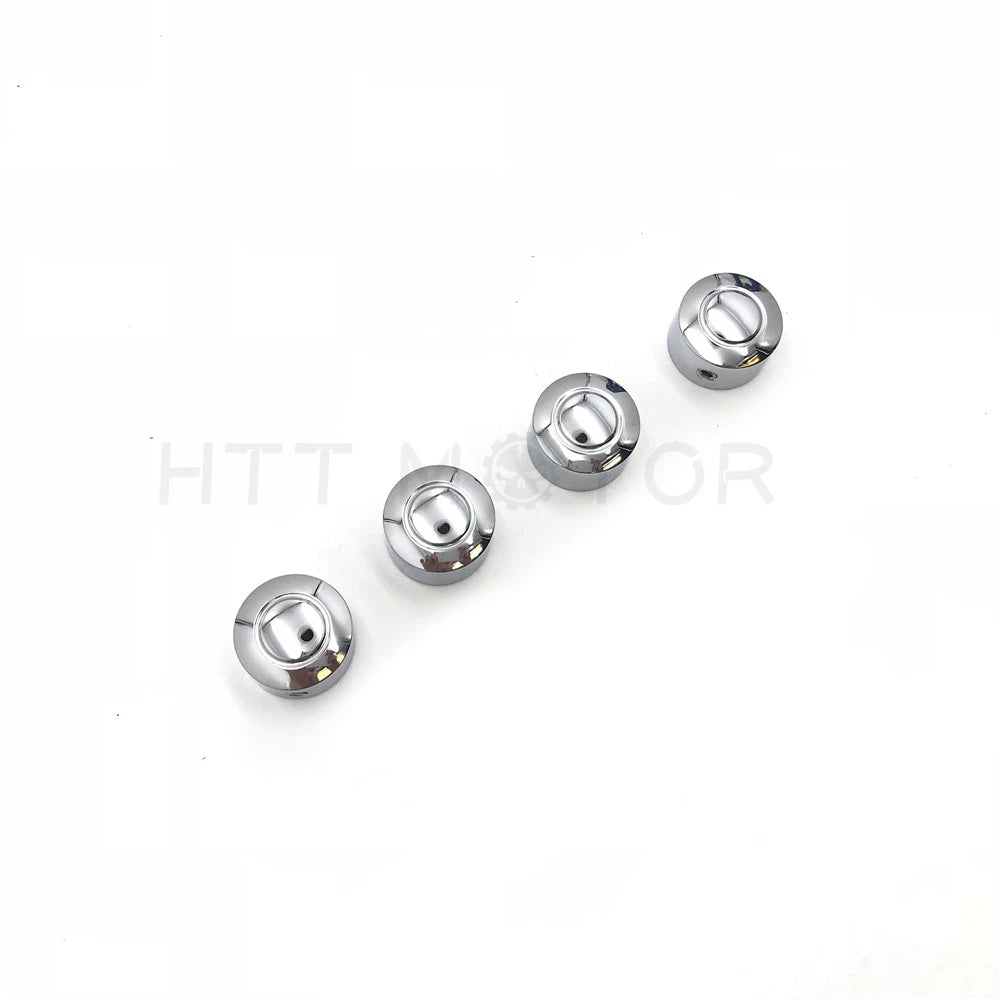 Set of 4 Chrome Bolt Toppers Caps for Harley XR XL Twin Cam Dyna (2008–2013)