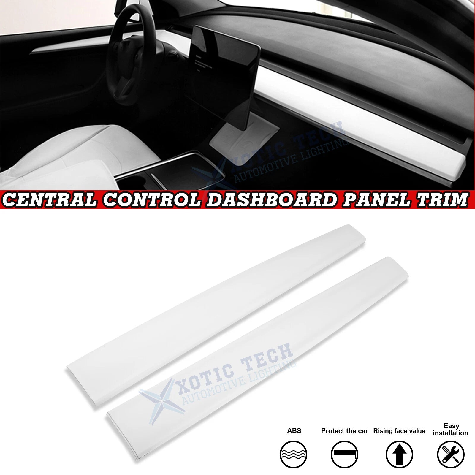 Dashboard Cover Wrap for Tesla Model 3 (2017-2024)