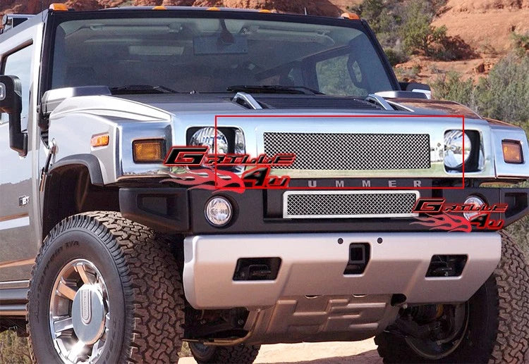 Stainless Mesh Grille Insert for Hummer H2 (2003–2007)