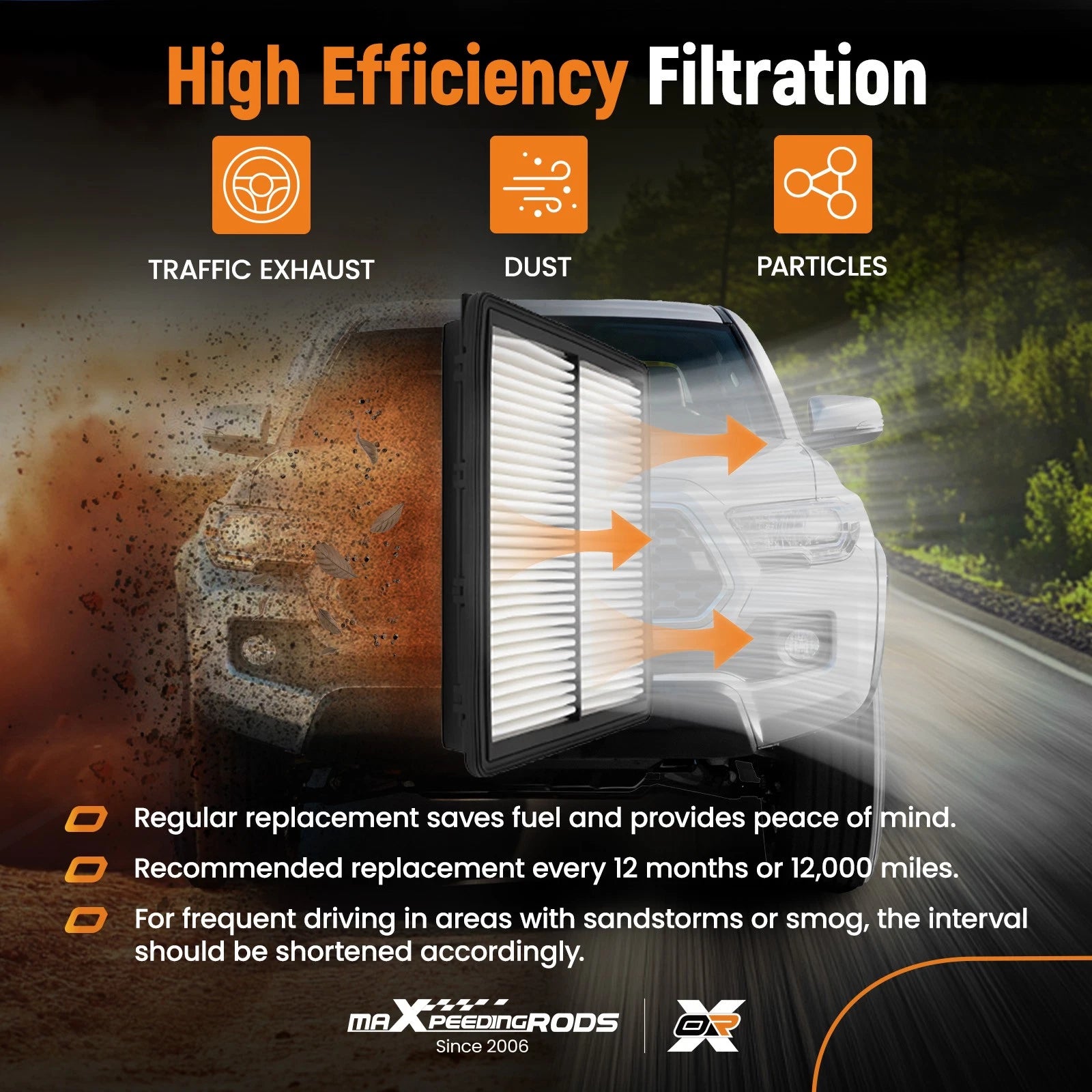 Engine & Cabin Air Filter for Hyundai Palisade (2020-2025)