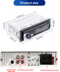 Bluetooth Music Radio 1DIN Car Stereo MP3 Player for Nissan Navara (2006-2015)