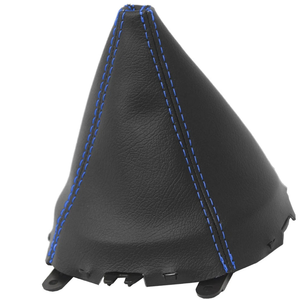 Manual Shift Boot Cover for Mazda RX8 (2004–2011) Blue Stitch PVC Leather