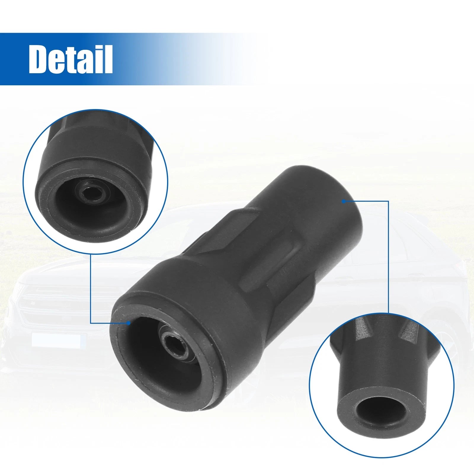 Set of 6 Engine Ignition Coil Boot Kit No. 7T4Z12029E for Ford Transit-350 HD (2015)