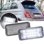 LED License Plate Light for Fiat Abarth 500 (2012-2019) -  White Lamps