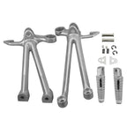 Passenger Rear Footpegs Footrests Brackets for Suzuki GSXR 1000 (2009–2011)